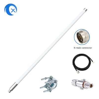 5,8 dBi Lora Glasfaserantenne 868MHz Outdoor Indoor Rundstrahlantenne mit 10FT Ultra Low Loss Kmr200 Kabel für Nebra Rak Rak V2 Syncrob