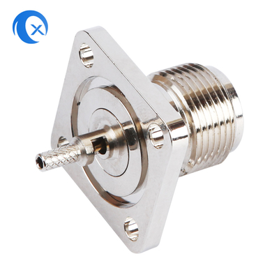 CNC-Hardware-Teile Buchse des Bergs der Platte 50ohm F-artige