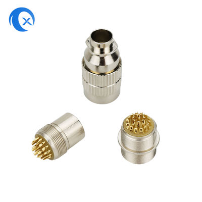 Neuzugang-Metall-Zink-Legierung 22pin Gegentakt- Kreis- Mikro-Jack Connector