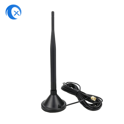 2.4G 5 DBi 5g 5.8g WiFi Omnidirectional Magnet Mount Antenne mit SMA-Anschluss für Netzwerkkarte