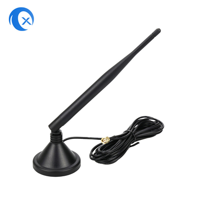 2.4G 5 DBi 5g 5.8g WiFi Omnidirectional Magnet Mount Antenne mit SMA-Anschluss für Netzwerkkarte