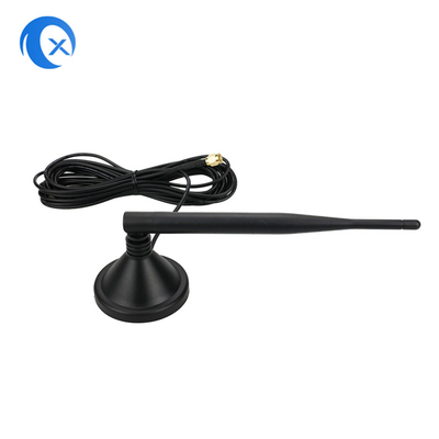 2.4G 5 DBi 5g 5.8g WiFi Omnidirectional Magnet Mount Antenne mit SMA-Anschluss für Netzwerkkarte