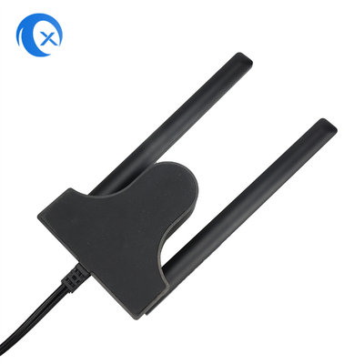 Dual-Band 2,4 GHz 5 GHz RP-SMA WiFi-Antennen mit 6,5 Fuß langem Verlängerungskabel für PC Desktop Computer Wireless Bluetooth