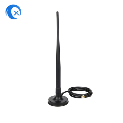 806-960MHz / 1710-2690MHz 4G LTE Magnetische Antenne mit LMR195 Kabel SMA-Anschluss