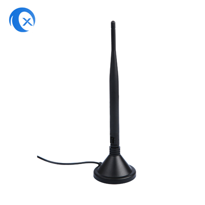 2.4G 5 DBi WLAN-Erweiterung Magnetische Antenne mit SMA-Männchenanschluss für Signal-Wireless-Kommunikation