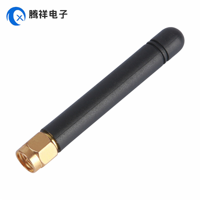 SMA Männliche gerade goldplattierte Antenne 868MHz 2dBi Gummi-Antenne für Handheld, TV, Automobil, Heimkino