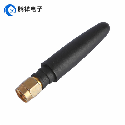 SMA Männliche gerade goldplattierte Antenne 868MHz 2dBi Gummi-Antenne für Handheld, TV, Automobil, Heimkino
