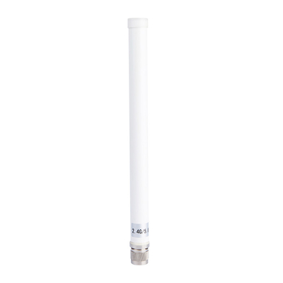 2.4G+5.8G Dual-Band High Gain 7DBi WiFi Außenwasserdichte Glasfaser-Antenne mit N-Männchen-Anschluss