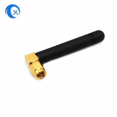 2.4G WLAN Rechtswinkel SMA Männlicher Anschluss Hochgewinn 2dBi GSM Gummi-Entenne für Router