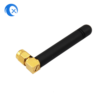 2.4G WLAN Rechtswinkel SMA Männlicher Anschluss Hochgewinn 2dBi GSM Gummi-Entenne für Router