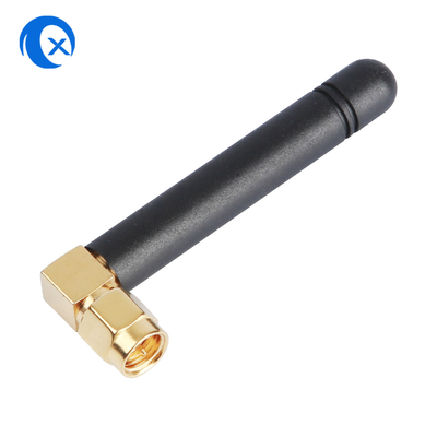 2.4G WLAN Rechtswinkel SMA Männlicher Anschluss Hochgewinn 2dBi GSM Gummi-Entenne für Router
