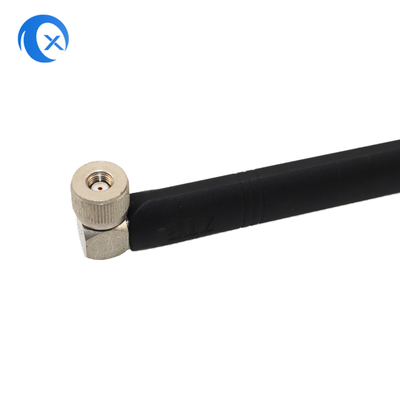 Hochgewinn 5dBi Fest 90 Grad Außen Gummi-Rechtswinkel RP SMA Männlicher Stecker 2,4 GHz Antenne für HD-Sicherheitskamera
