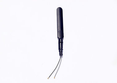 Schwarzes Bendable PWB SMA Plastik Antenne G/M SMA mit Kabel RG113