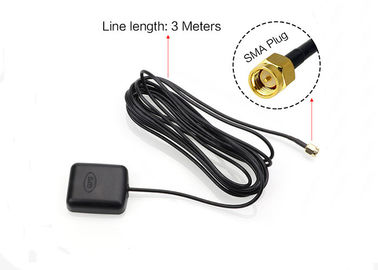 Hoher Gewinn-Schwarzes GPS-Navigations-Antenne 1575.42MHZ Active 28 - Gewinn 30dBi für Auto