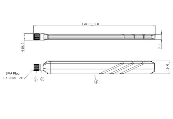 DVB-T-Digitale Video-Atenne mit SMA-Stecker