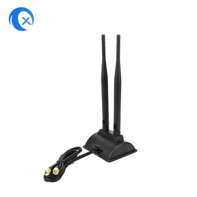 Doppelband-magnetische niedrige Antenne 5dBi mit Verbindungsstück RP SMA
