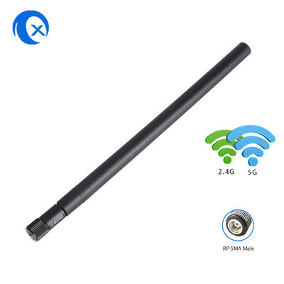 Verbindungsstück-Doppelband- Allrichtungs-WiFi-Antenne 5dBi des Schwenker-RP SMA
