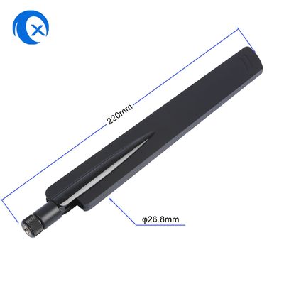 Doppelband-Omni WiFi Antenne 5dBi 2.4G 5G mit Verbindungsstück des Schwenker-RP SMA