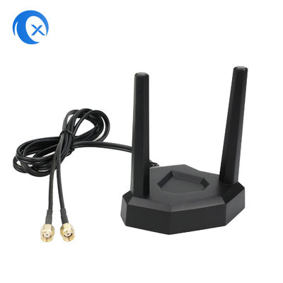 magnetische WiFi Antenne 2.4GHz 5GHz mit männlichem Verbindungsstück RP SMA