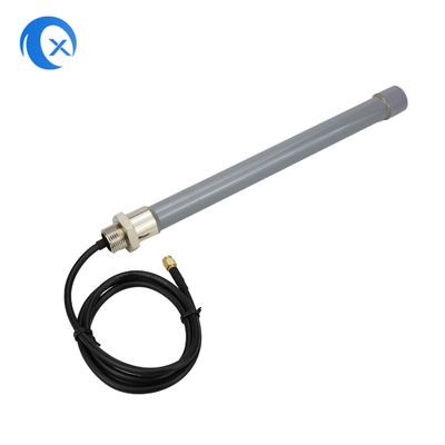 Fiberglas-Antenne 5dBi, 800/1800/2600MHz Mehrband, im Freien, 3m Kabel, Grau 4G Omni