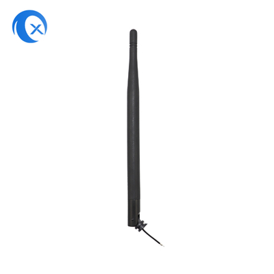 Schwarzes Bendable Gummienten-Antenne Ipex-Verbindungsstück mit einem 50 Ohm-Widerstand