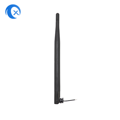 Schwarzes Bendable Gummienten-Antenne Ipex-Verbindungsstück mit einem 50 Ohm-Widerstand
