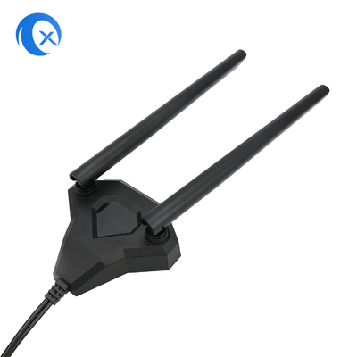 Doppelbandantennen-magnetische Basis 2.4GHz 5GHz für PCI-E WiFi Netzwerkkarte-drahtlosen Router