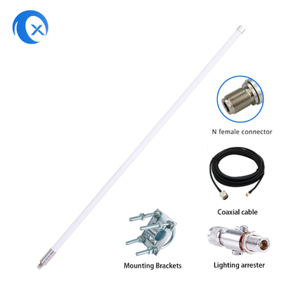 fiberglas-Helium-Antenne 8dBi 868MHz Allrichtungsmit Kabel LMR-200