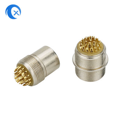 Neuzugang-Metall-Zink-Legierung 22pin Gegentakt- Kreis- Mikro-Jack Connector