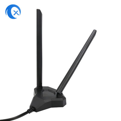 2.4 / magnetische WiFi-Ergänzungs-Antenne des Berg-5.8g Doppelband-5dBi für PC-PCI-Karte