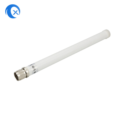 2.4G+5.8G Dual-Band High Gain 7DBi WiFi Außenwasserdichte Glasfaser-Antenne mit N-Männchen-Anschluss