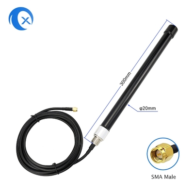 Fiberglas-Antenne Omni gerichtete wasserdichte Basisstations-4G im Freien mit Verbindungsstück LMR195 SMA
